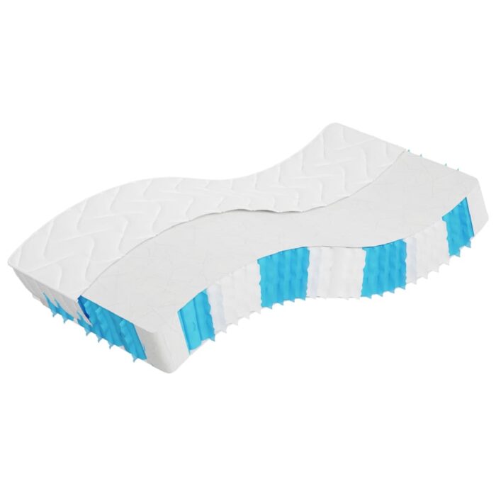 Matelas à ressorts ensachés dureté moyenne 90x200 cm – Image 1