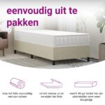 Matelas à ressorts ensachés dureté moyenne 70x200 cm – Image 8