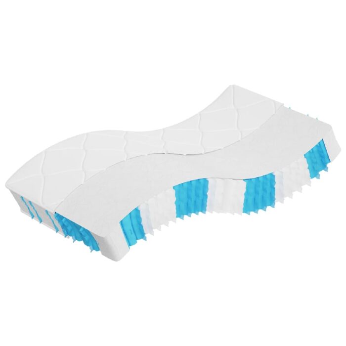 Matelas à ressorts ensachés dureté moyenne 90x200 cm – Image 1