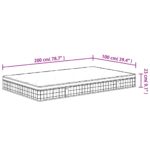 Matelas à ressorts bonnell moyen 100x200 cm – Image 5