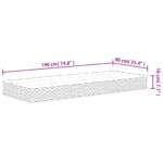 Matelas à ressorts bonnell moyen 90x190 cm – Image 6