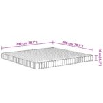 Matelas en mousse moyennement doux 200x200 cm – Image 8