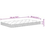 Matelas en mousse moyennement doux 90x190 cm – Image 6