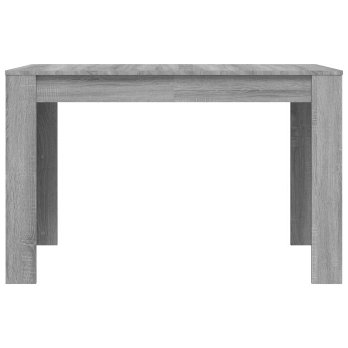 Table à dîner sonoma gris 120x60x76 cm bois d'ingénierie – Image 2
