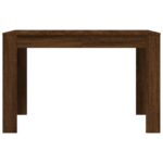 Table à dîner Chêne marron 120x60x76 cm bois d'ingénierie – Image 2