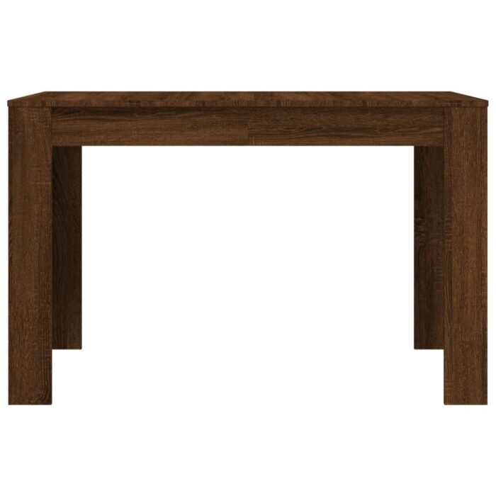 Table à dîner Chêne marron 120x60x76 cm bois d'ingénierie – Image 2