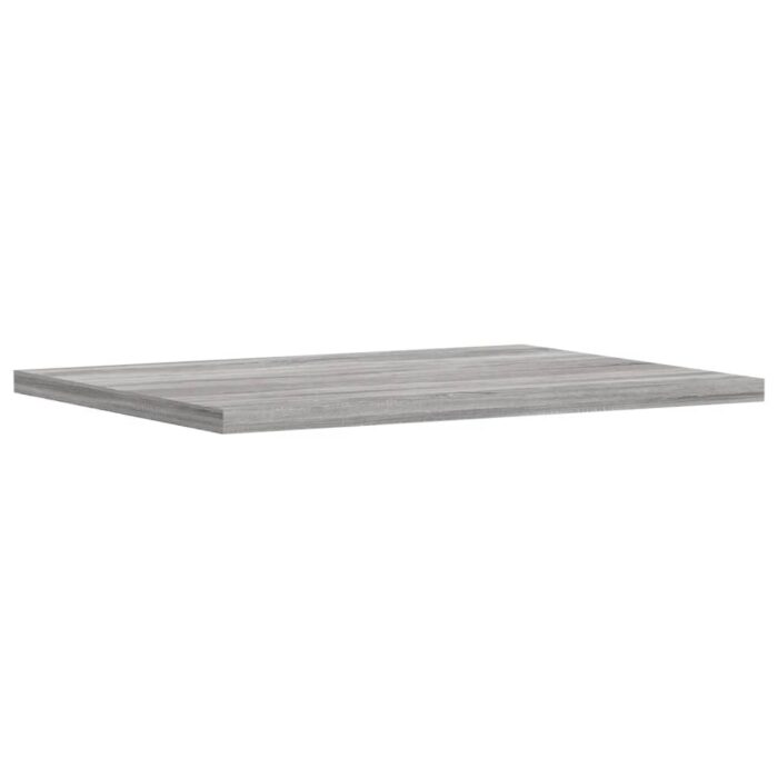 Étagères murales 4 pcs sonoma gris 40x30x1,5 cm bois ingénierie – Image 2