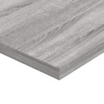 Étagères murales 4 pcs sonoma gris 40x30x1,5 cm bois ingénierie – Image 5