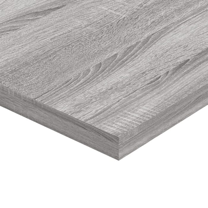Étagères murales 4 pcs sonoma gris 40x30x1,5 cm bois ingénierie – Image 5