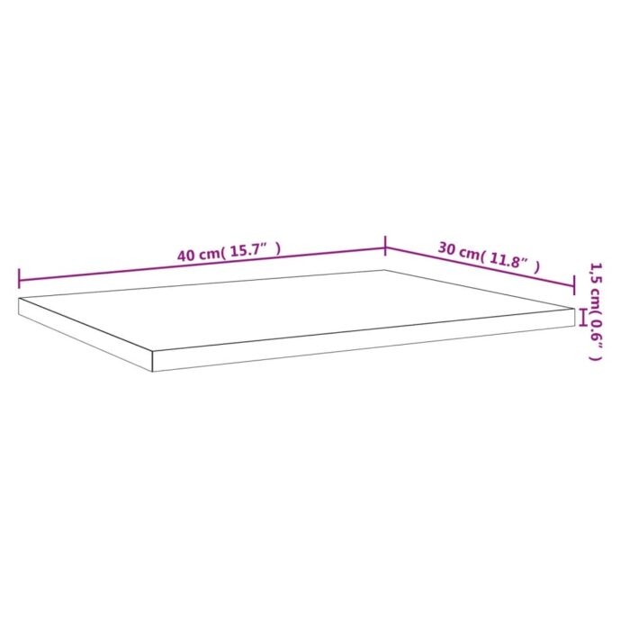 Étagères murales 4 pcs sonoma gris 40x30x1,5 cm bois ingénierie – Image 7