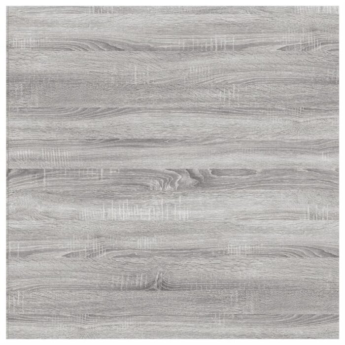 Étagères murales 4 pcs sonoma gris 40x40x1,5 cm bois ingénierie – Image 4