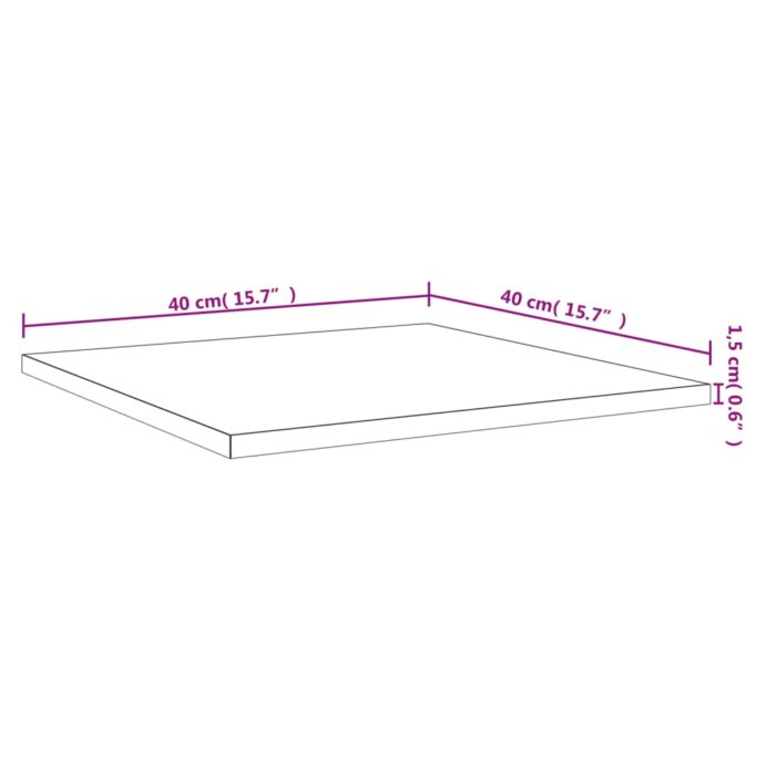 Étagères murales 4 pcs sonoma gris 40x40x1,5 cm bois ingénierie – Image 7