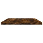 Étagères murales 4 pcs chêne fumé 60x30x1,5cm bois d'ingénierie – Image 3