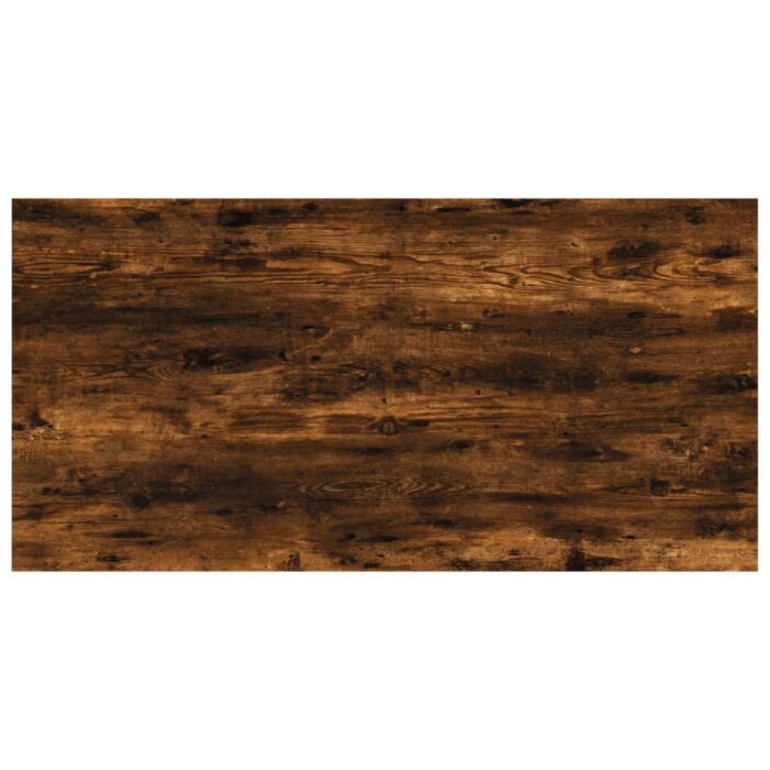 Étagères murales 4 pcs chêne fumé 60x30x1,5cm bois d'ingénierie – Image 4