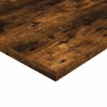 Étagères murales 4 pcs chêne fumé 60x30x1,5cm bois d'ingénierie – Image 5