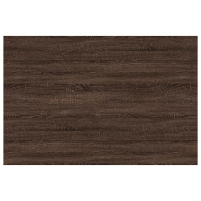 Étagères murales 4 pcs chêne marron 60x40x1,5cm bois ingénierie – Image 4
