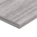 Étagères murales 4 pcs sonoma gris 80x20x1,5 cm bois ingénierie – Image 4
