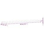 Étagères murales 4 pcs sonoma gris 80x20x1,5 cm bois ingénierie – Image 6