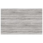 Étagères murales 4 pcs sonoma gris 80x50x1,5 cm bois ingénierie – Image 4