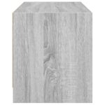 Meuble TV avec portes en verre sonoma gris 68x37x42 cm – Image 5