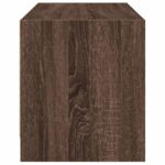 Meuble TV avec portes en verre chêne marron 68x37x42 cm – Image 5