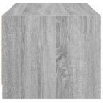Table basse avec portes en verre sonoma gris 68x50x42 cm – Image 5