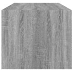Table basse avec portes en verre sonoma gris 102x50x42 cm – Image 5