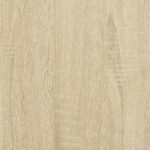 Table de chevet avec porte en verre chêne sonoma 35x37x35 cm – Image 10