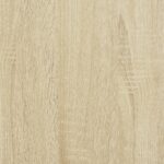 Tables de chevet et portes vitrées 2pcs chêne sonoma 35x37x35cm – Image 10