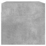 Armoires murales et portes vitrées 2pcs gris béton 68,5x37x35cm – Image 6