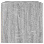 Armoire murale avec portes en verre sonoma gris 68,5x37x35 cm – Image 5