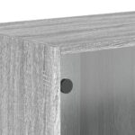 Armoires murales portes vitrées 2 pcs sonoma gris 68,5x37x35 cm – Image 8