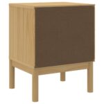Table de chevet FLORO cire marron 45x39x57cm bois de pin massif – Image 5