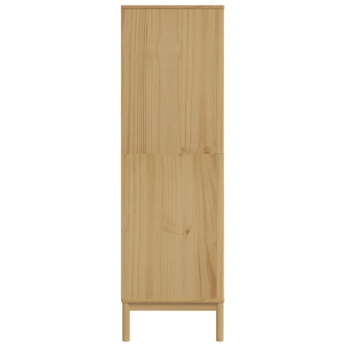 Garde-robe FLORO cire marron 77x53x171 cm bois massif de pin – Image 4