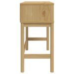 Table console FLORO marron cire 89,5x36,5x73 cm pin massif – Image 4