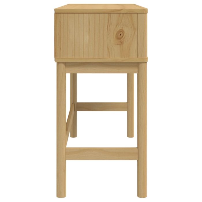 Table console FLORO marron cire 89,5x36,5x73 cm pin massif – Image 4