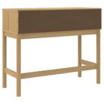 Table console FLORO marron cire 89,5x36,5x73 cm pin massif – Image 5