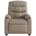 Fauteuil inclinable électrique Cappuccino Similicuir – Image 6
