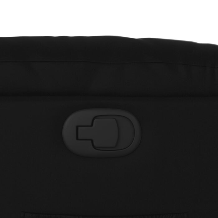 Fauteuil inclinable Noir Similicuir – Image 9