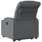 Fauteuil inclinable Gris Similicuir – Image 2
