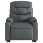 Fauteuil inclinable Gris Similicuir – Image 6