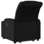Fauteuil inclinable électrique noir similicuir – Image 2