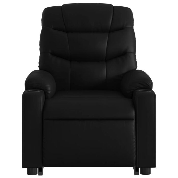 Fauteuil inclinable électrique noir similicuir – Image 6