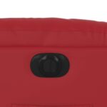 Fauteuil inclinable électrique rouge similicuir – Image 11