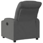 Fauteuil inclinable électrique Gris foncé Tissu – Image 2