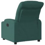 Fauteuil inclinable électrique Vert foncé Tissu – Image 2