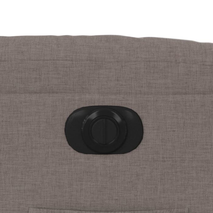 Fauteuil inclinable électrique Taupe Tissu – Image 9