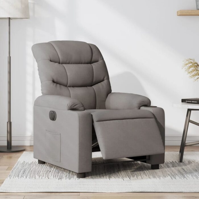 VXL8721012218635_m_en_hd_1.jpg Fauteuil inclinable électrique Taupe Tissu – Image 1