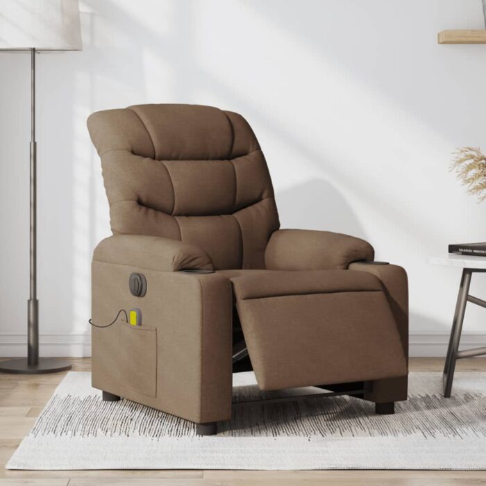 VXL8721012218697_m_en_hd_1.jpg Fauteuil inclinable de massage électrique marron tissu – Image 1