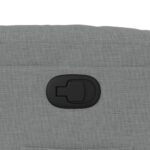 Fauteuil inclinable Gris clair Tissu – Image 9